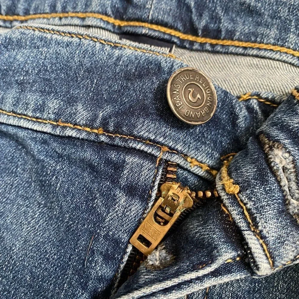 True Religion Rocco Relaxed Skinny Jeans Mens‎ Size 42 Short